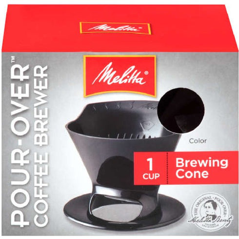 Pour Over Coffee Brewing Cone - Black